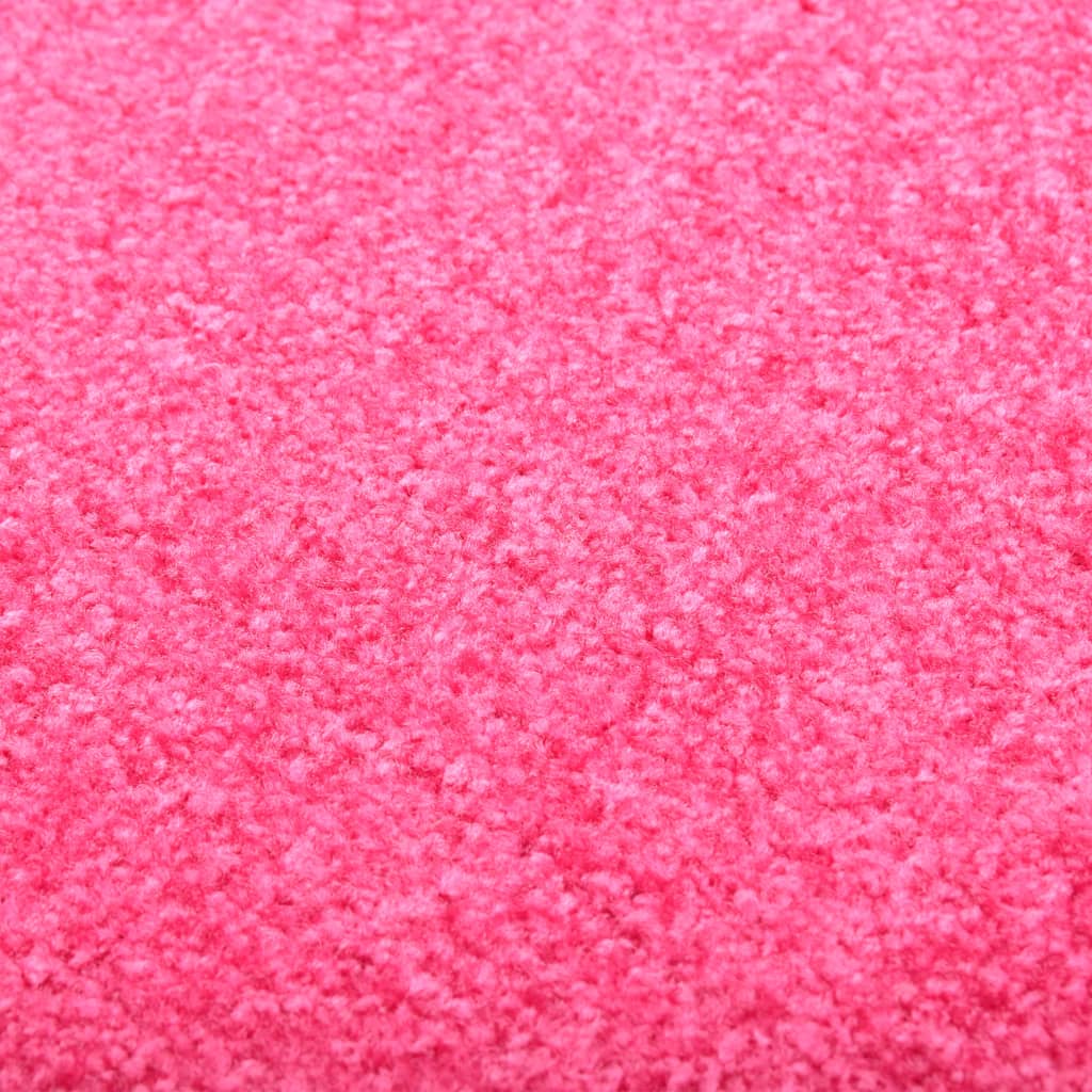 Doormat Washable Pink 90x150 cm