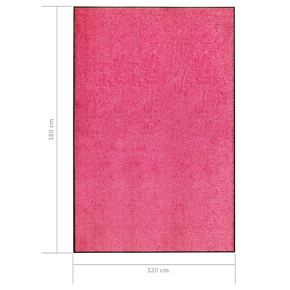 Doormat Washable Pink 120x180 cm