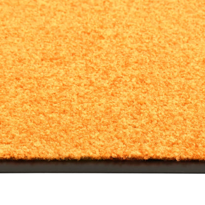 Doormat Washable Orange 90x120 cm