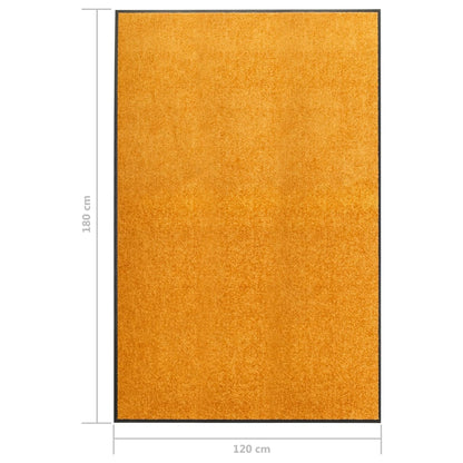 Doormat Washable Orange 120x180 cm
