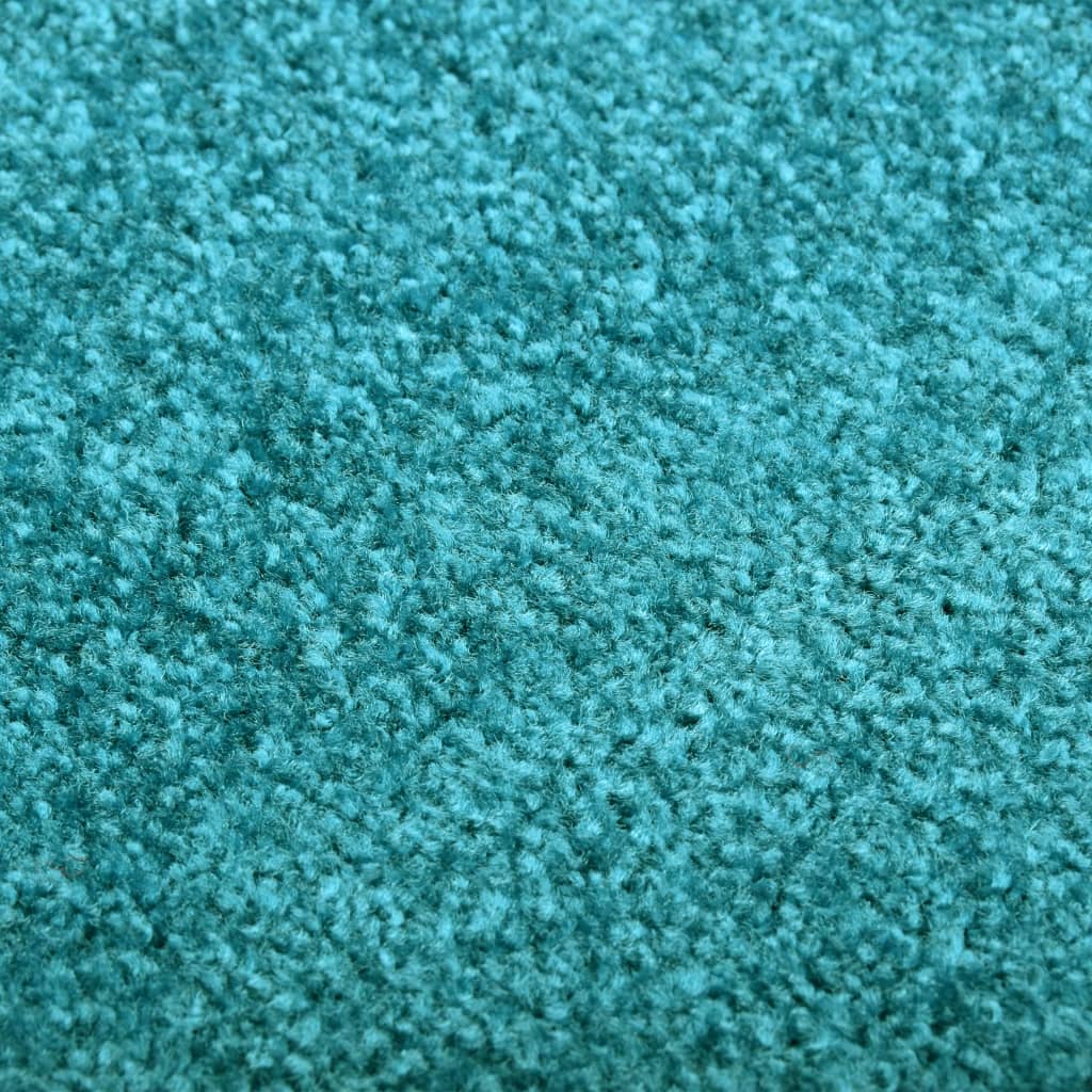 Doormat Washable Cyan 60x180 cm
