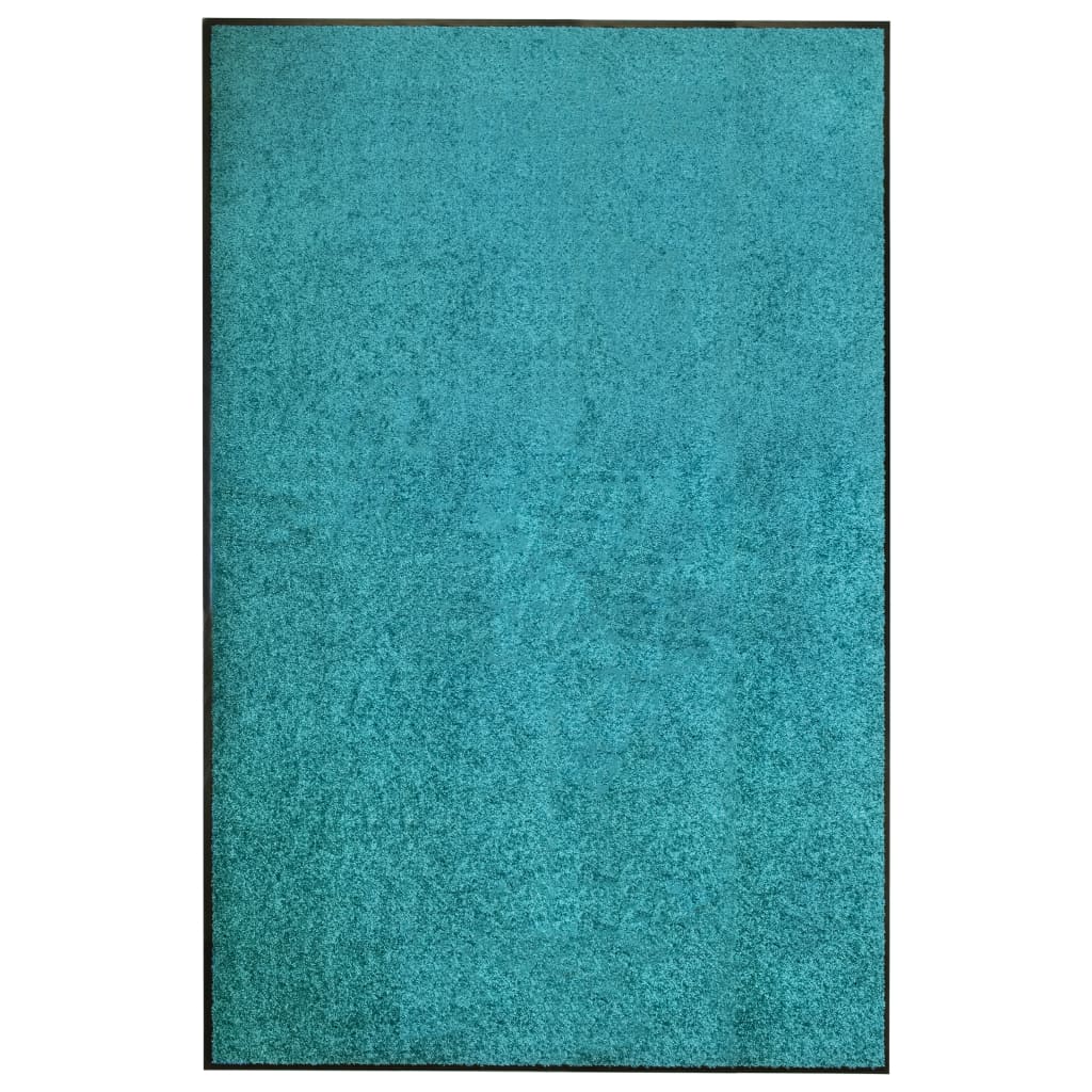 Doormat Washable Cyan 120x180 cm
