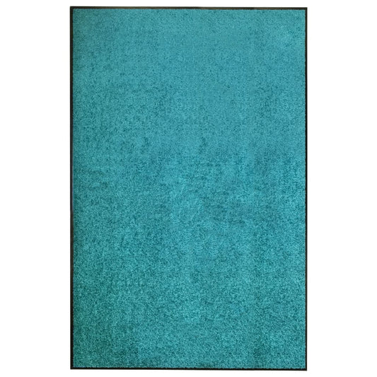 Doormat Washable Cyan 120x180 cm