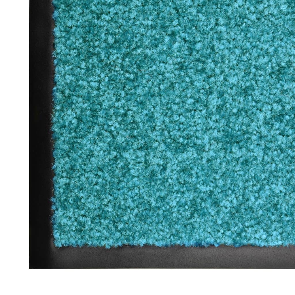 Doormat Washable Cyan 120x180 cm