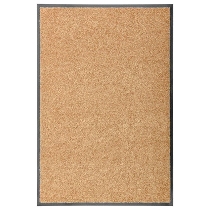 Doormat Washable Cream 60x90 cm