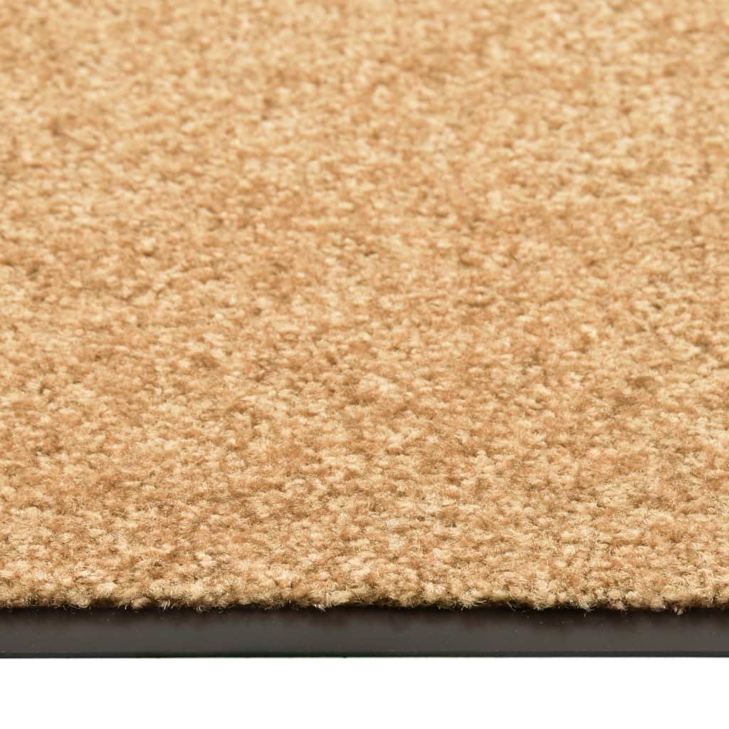 Doormat Washable Cream 60x90 cm