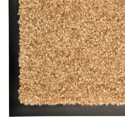 Doormat Washable Cream 60x90 cm