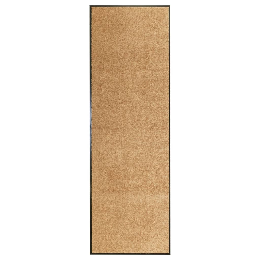 Doormat Washable Cream 60x180 cm