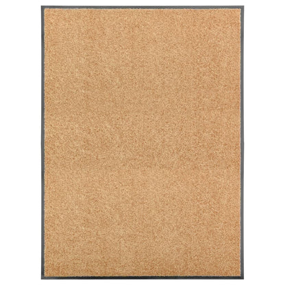 Doormat Washable Cream 90x120 cm