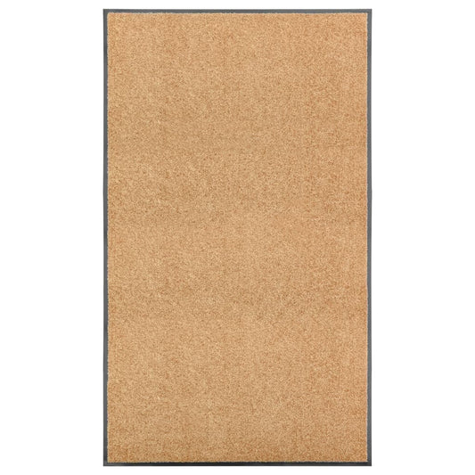 Doormat Washable Cream 90x150 cm
