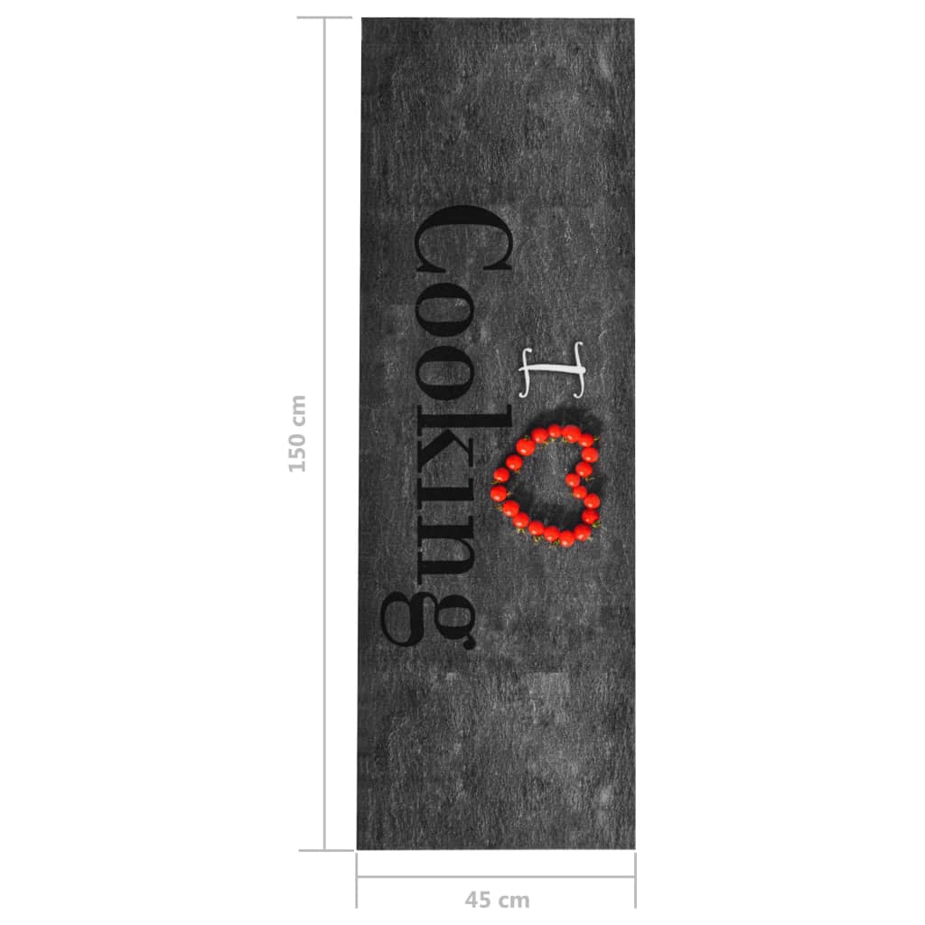 Kitchen Floor Mat Washable Cooking 45x150 cm