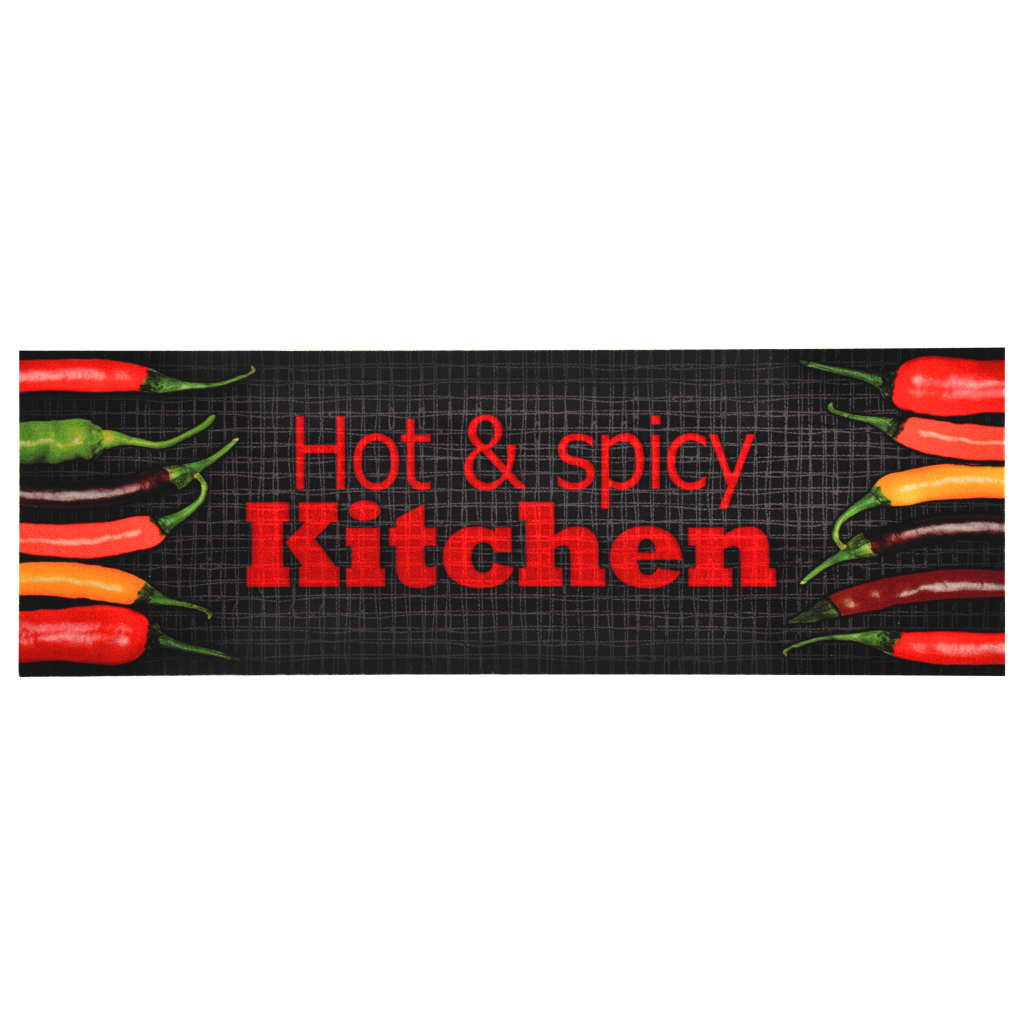 Kitchen Floor Mat Washable Hot&Spicy 45x150 cm