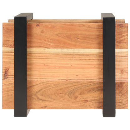 Bedside Cabinet 50x40x40 cm Solid Acacia Wood