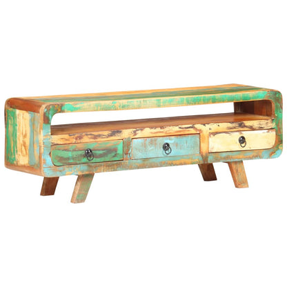 TV Cabinet 117x30x41 cm Solid Reclaimed Wood