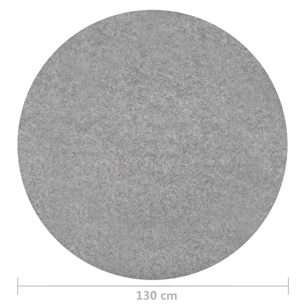 Artificial Grass with Studs Dia.130 cm Grey Round