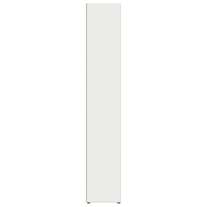 CD Cabinets 2 pcs White 21x16x93.5 cm Engineered Wood