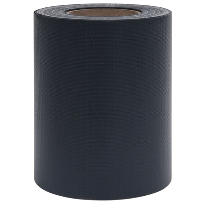 Garden Privacy Screens 4 pcs PVC 35x0.19 m Matte Dark Grey