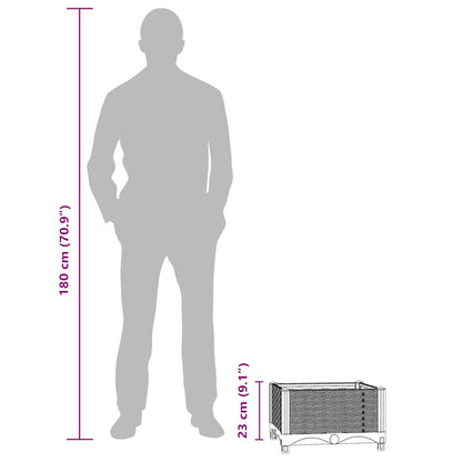 Raised Bed 40x40x23 cm Polypropylene