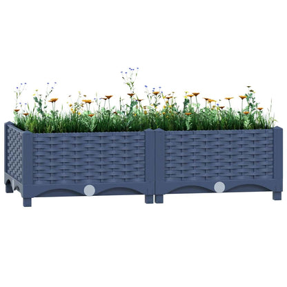 Raised Bed 80x40x23 cm Polypropylene
