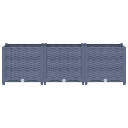 Raised Bed 120x40x38 cm Polypropylene