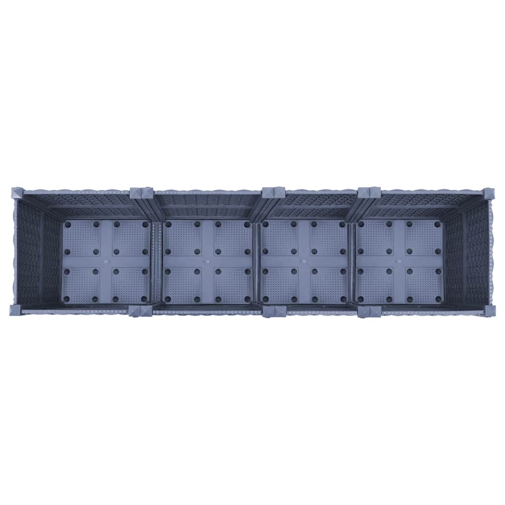 Raised Bed 160x40x38 cm Polypropylene