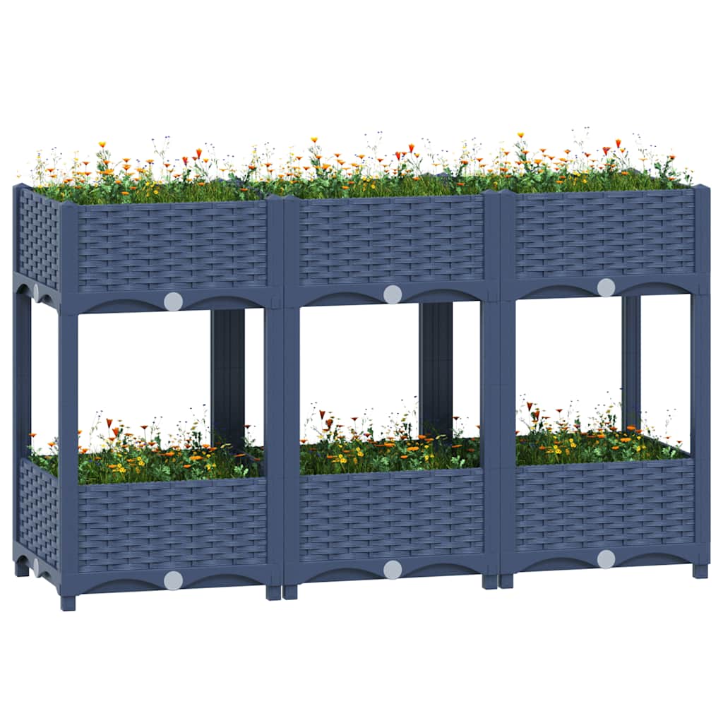 Raised Bed 120x40x71 cm Polypropylene