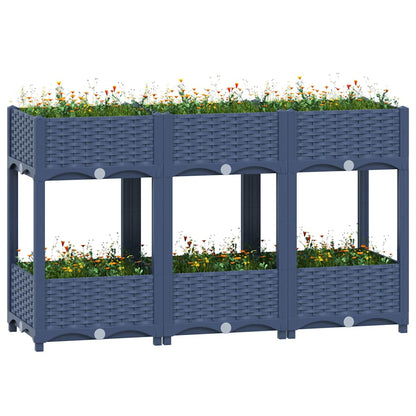Raised Bed 120x40x71 cm Polypropylene