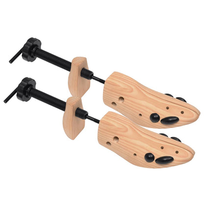 Shoe Trees 2 Pairs Size 36-40 Solid Pine Wood