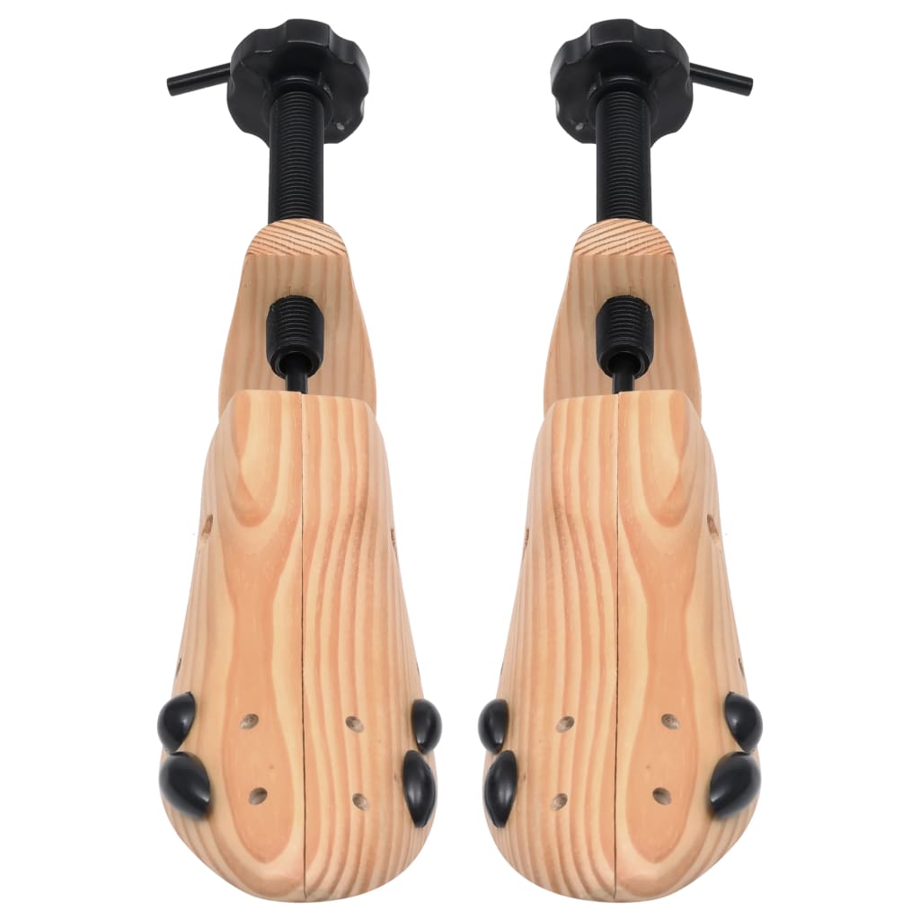 Shoe Trees 2 Pairs Size 36-40 Solid Pine Wood