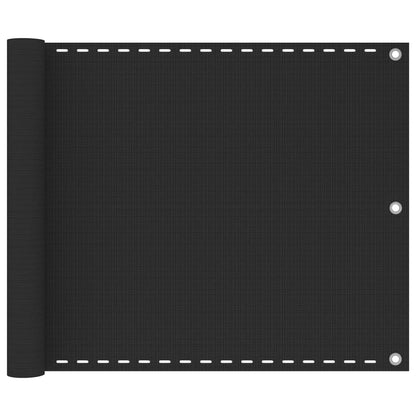 Balcony Screen HDPE 75x500 cm Anthracite