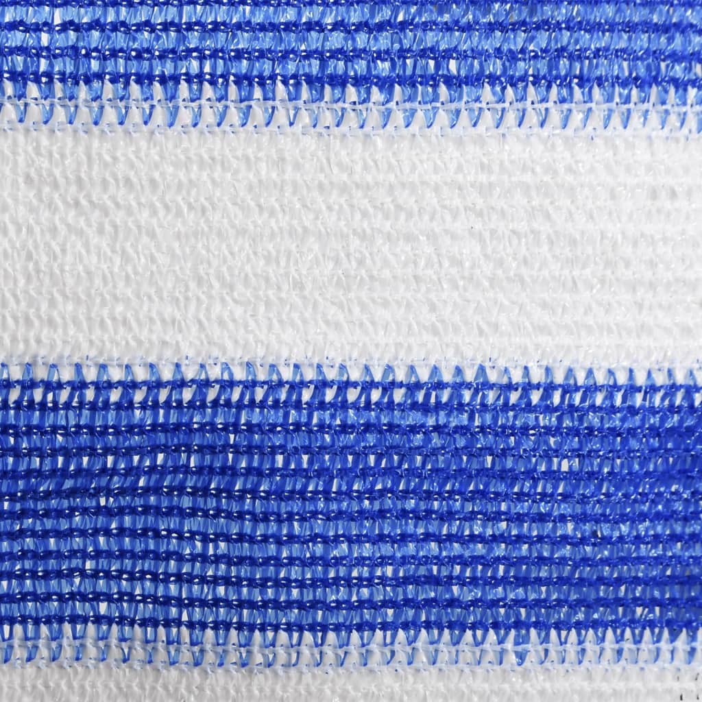 Balcony Screen Blue and White 90x500 cm HDPE