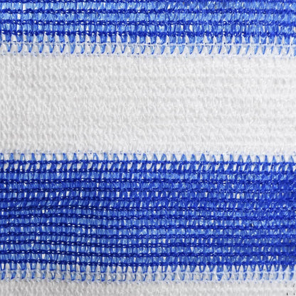 Balcony Screen Blue and White 90x500 cm HDPE