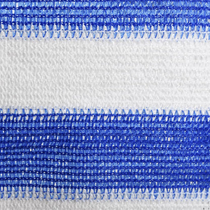 Balcony Screen Blue and White 120x300 cm HDPE