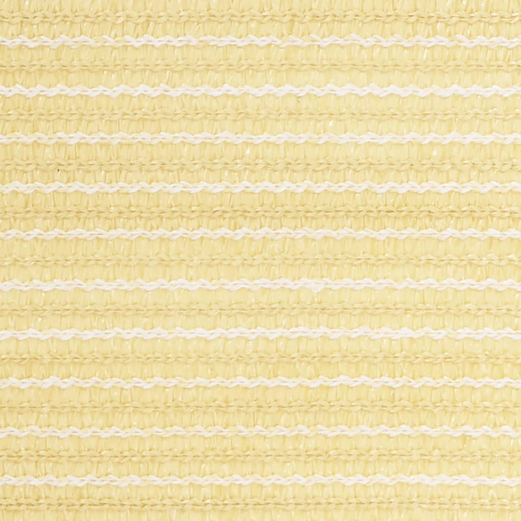 Balcony Screen Beige 90x500 cm HDPE