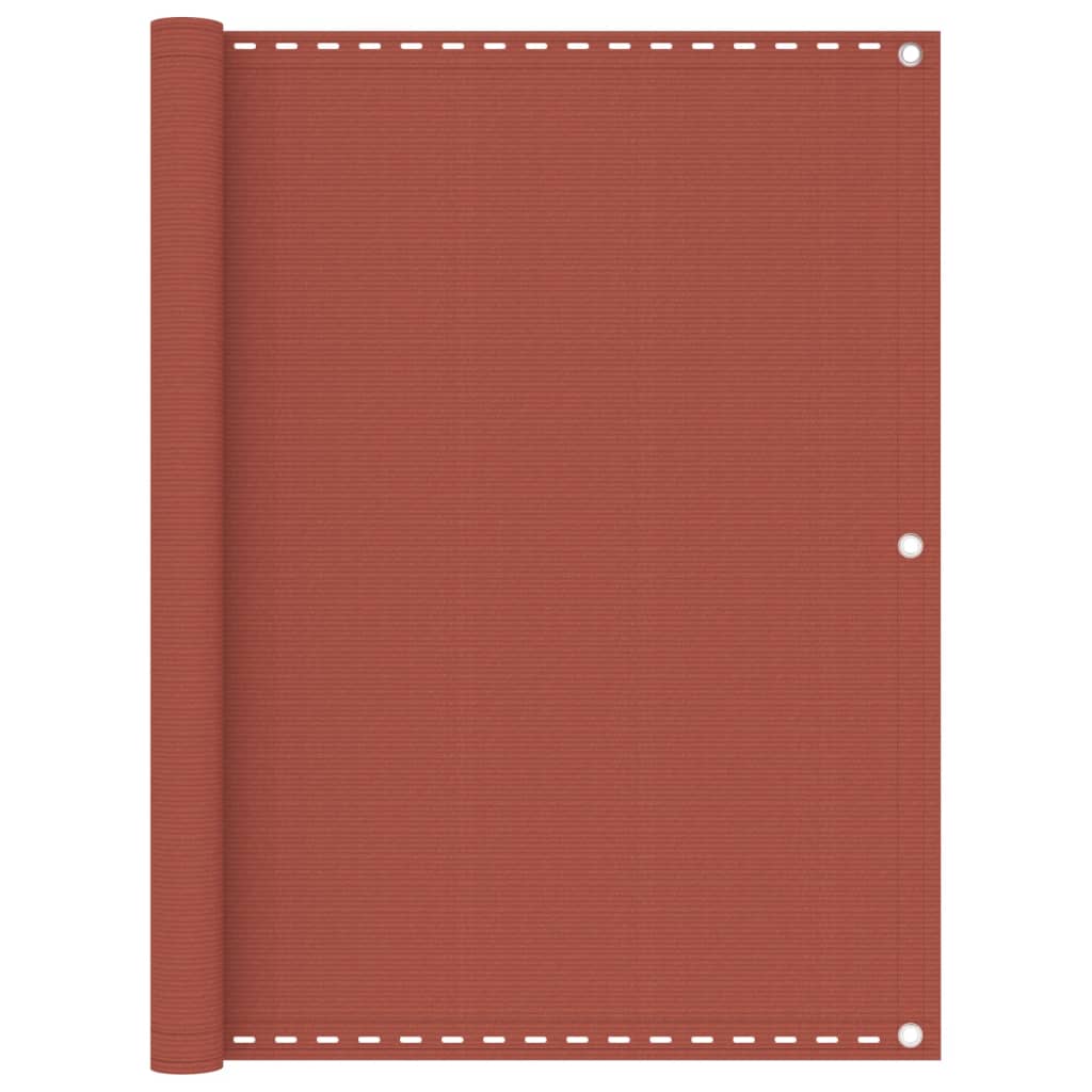 Balcony Screen Terracotta 120x600 cm HDPE