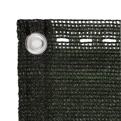 Balcony Screen Dark Green 90x600 cm HDPE
