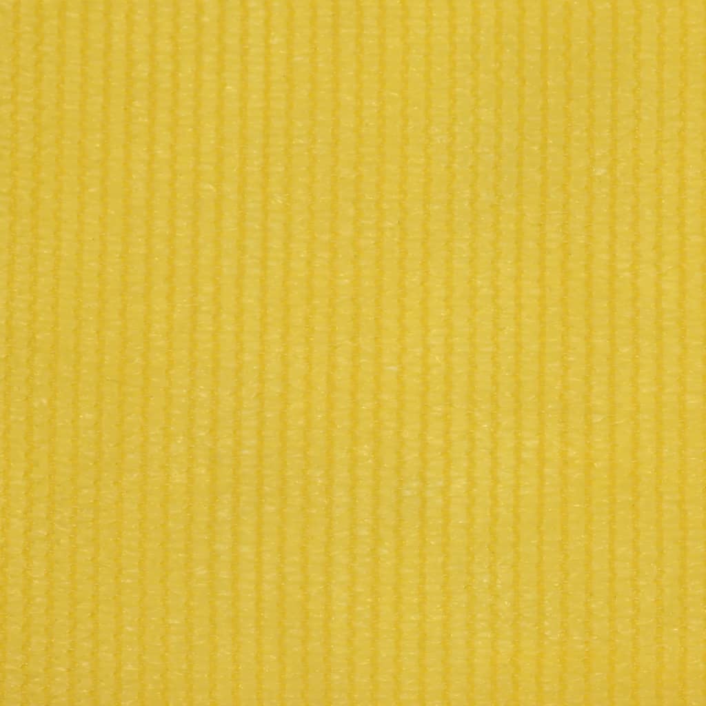 Balcony Screen Yellow 75x500 cm HDPE