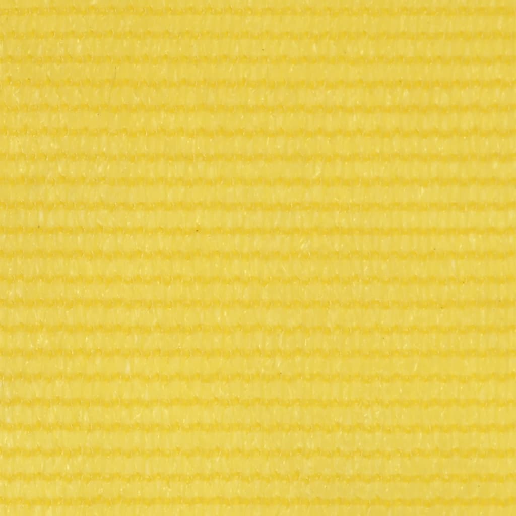 Balcony Screen Yellow 75x600 cm HDPE