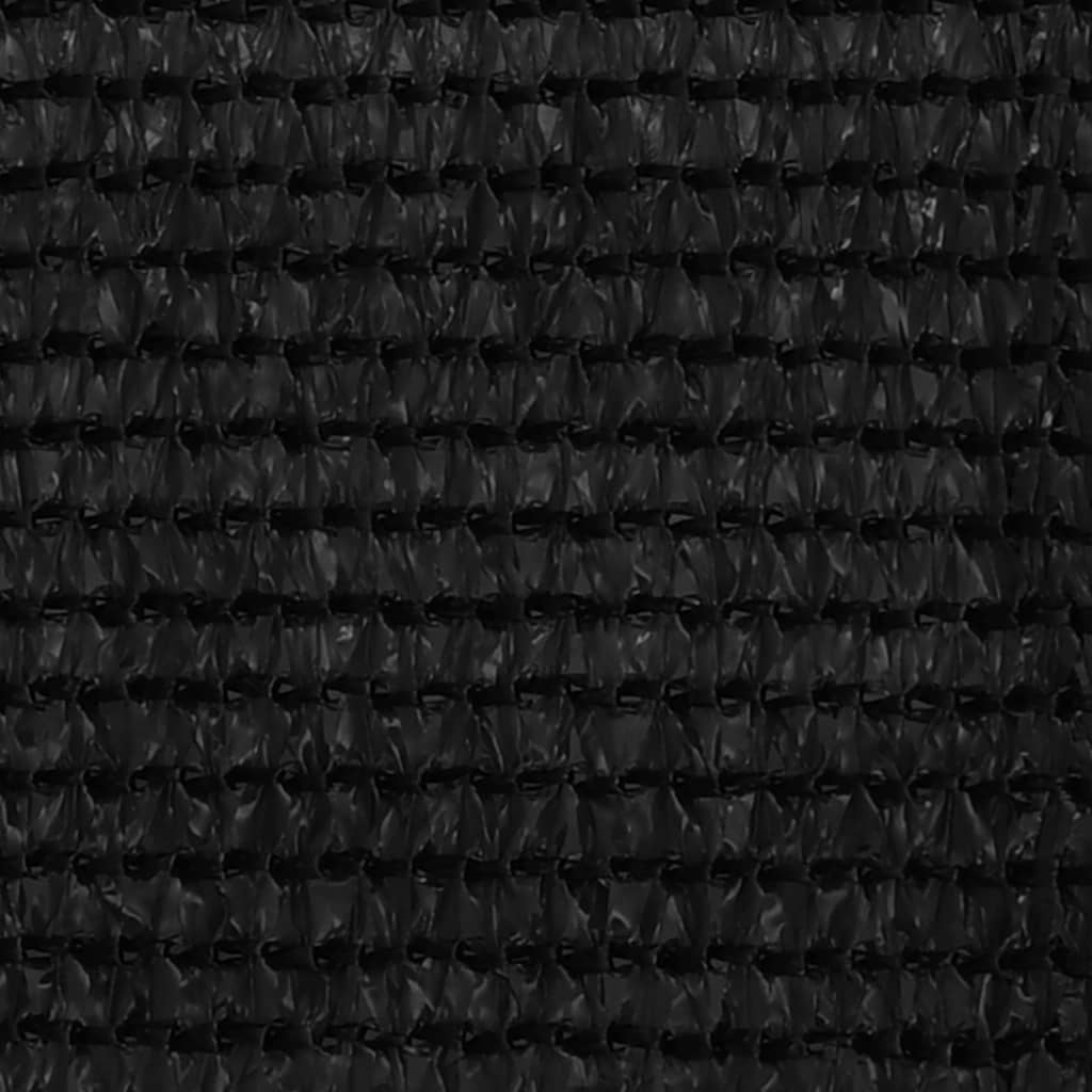 Balcony Screen Black 75x400 cm HDPE