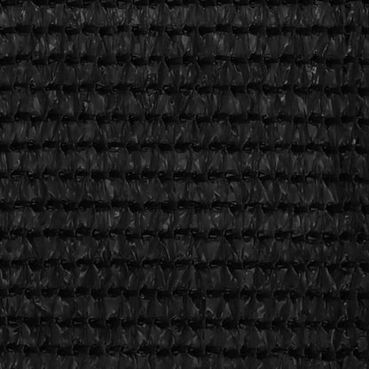 Balcony Screen Black 120x400 cm HDPE