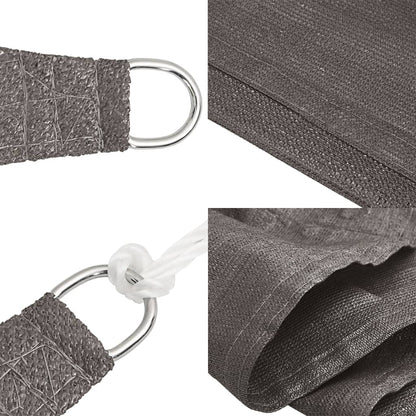 Sunshade Sail 160 g/m² Anthracite 4.5x4.5x4.5 m HDPE