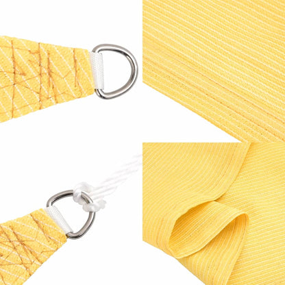 Sunshade Sail 160 g/m² Beige 4x4 m HDPE