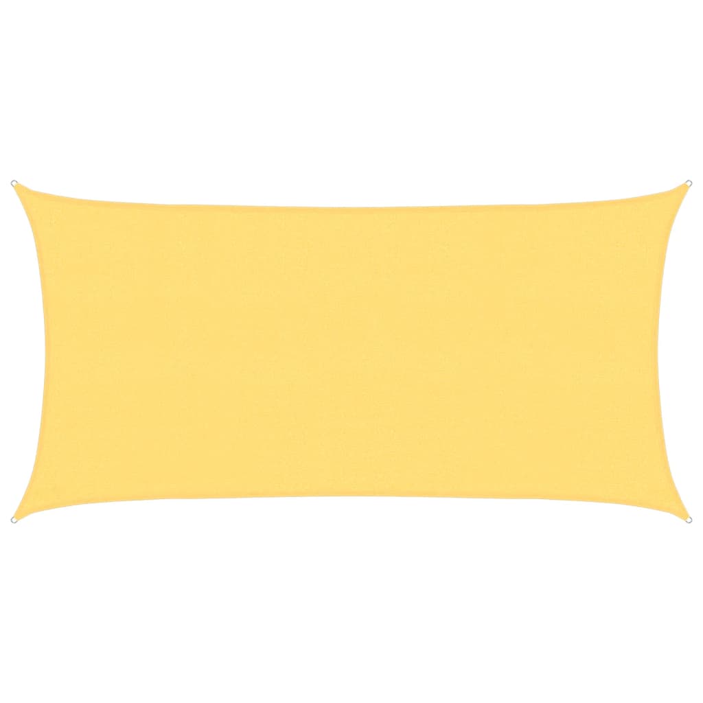 Sunshade Sail 160 g/m² Beige 2.5x4.5 m HDPE