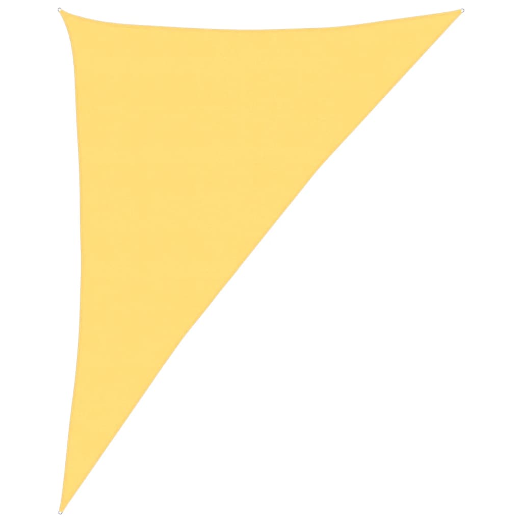 Sunshade Sail 160 g/m² Beige 4x5x6.8 m HDPE