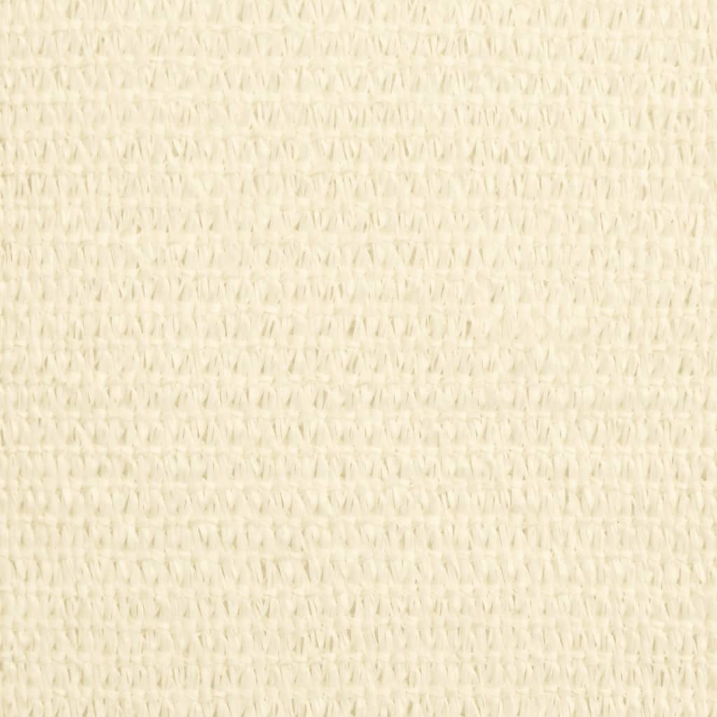 Sunshade Sail 160 g/m² Cream 5x7x7 m HDPE