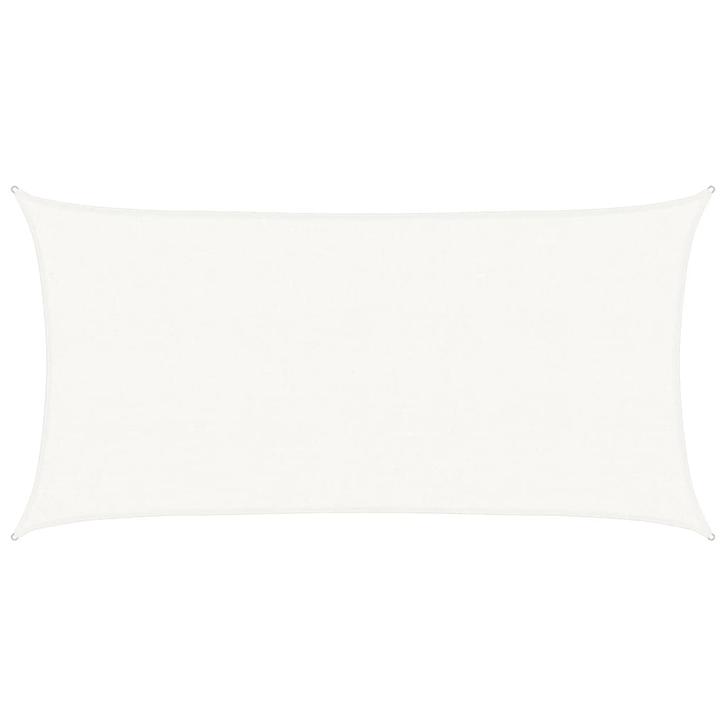 Sunshade Sail 160 g/m² White 2x3.5 m HDPE