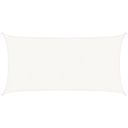 Sunshade Sail 160 g/m² White 2x3.5 m HDPE