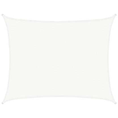 Sunshade Sail 160 g/m² White 6x7 m HDPE