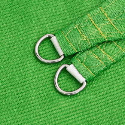 Sunshade Sail 160 g/m² Rectangular Light Green 2x3.5 m HDPE
