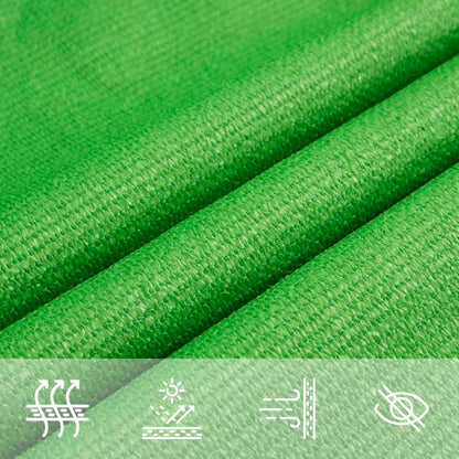 Sunshade Sail 160 g/m² Light Green 5x6 m HDPE